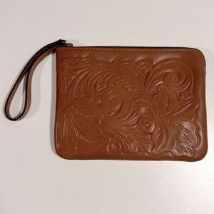 Patricia Nash Bolsena Leather Wristlet